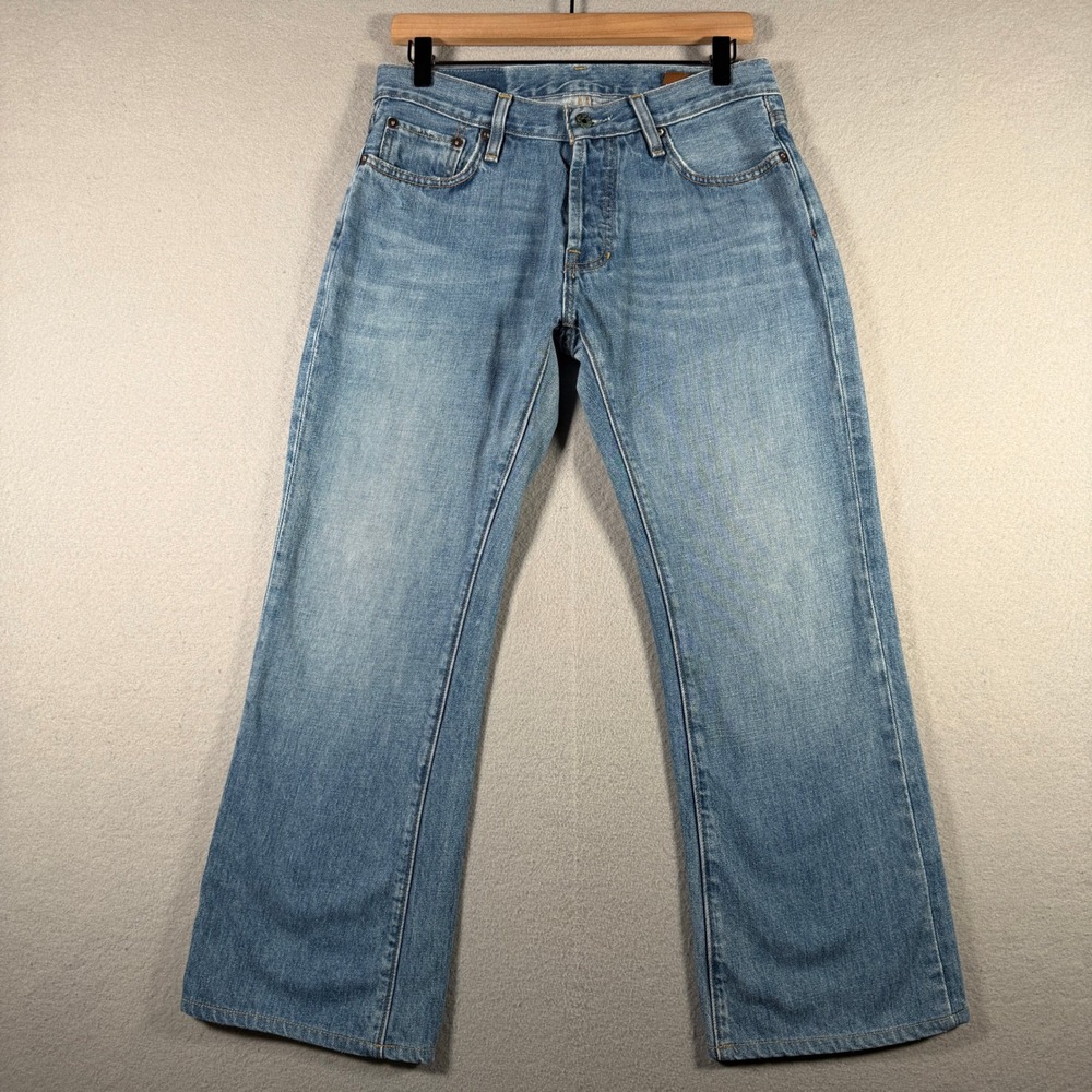 Gap Jeans 1969 Boot Fit Light Wash Blue Denim Button Fly 28x28 Womens 30x26.5
